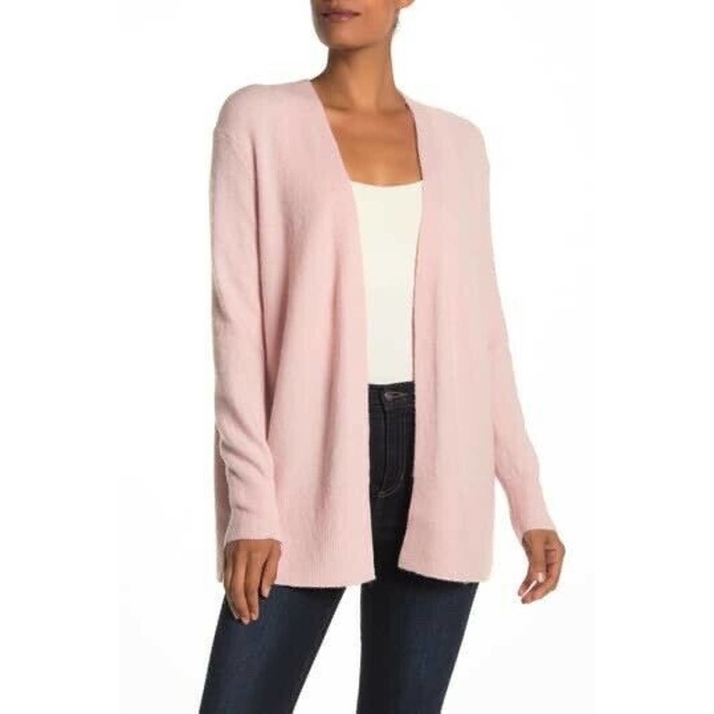 Madewell Cozy Walker Open Cardigan Pink New